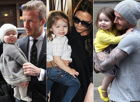 Cô bé Harper Beckham hứa hẹn sẽ trở thành một “đối thủ” của Suri Cruise.