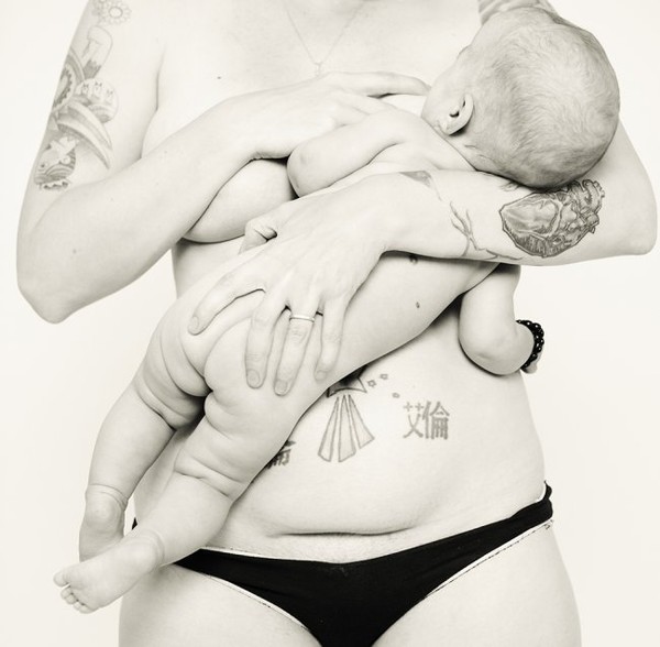 Những hình ảnh thật đến từng cen-ti-mét về cơ thể phụ nữ sau sinh 1