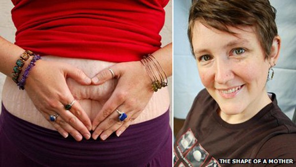 Những bức ảnh xúc động về thân hình "xập xệ" của phụ nữ sau sinh 1