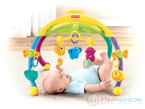 Chọn đồ chơi giúp bé dưới 6 tháng tuổi phát triển giác quan