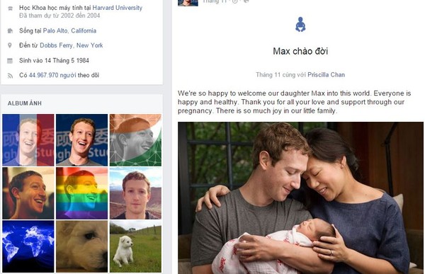 Những điều khiến Mark Zuckerberg là một ông bố tuyệt vời
