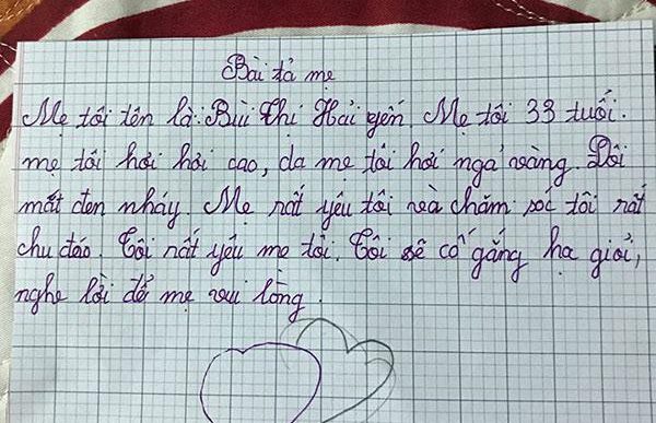Dân mạng phì cười với bài văn “bán đứng” bố của một bé gái Hà Nội: Bố rất lười, ham chơi, hay khiến mẹ tôi buồn