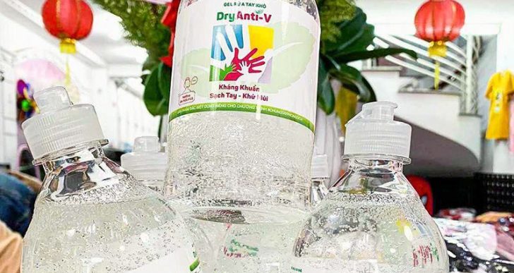 Nước rửa thay khô ngừa virus corona đang bán chạy trên thị trường